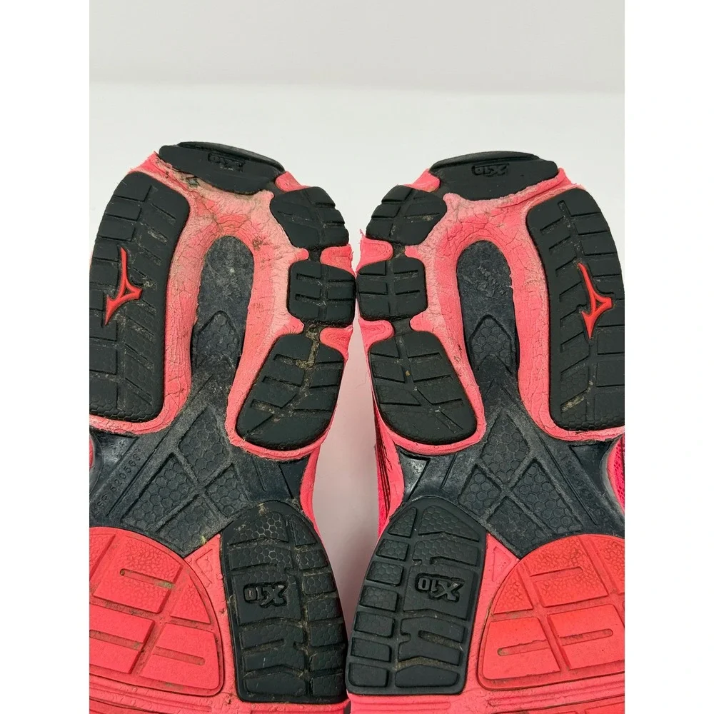 Mizuno Wave Sayonara 4 Running Shoes Size W9.5 Black Pink‎ Women's